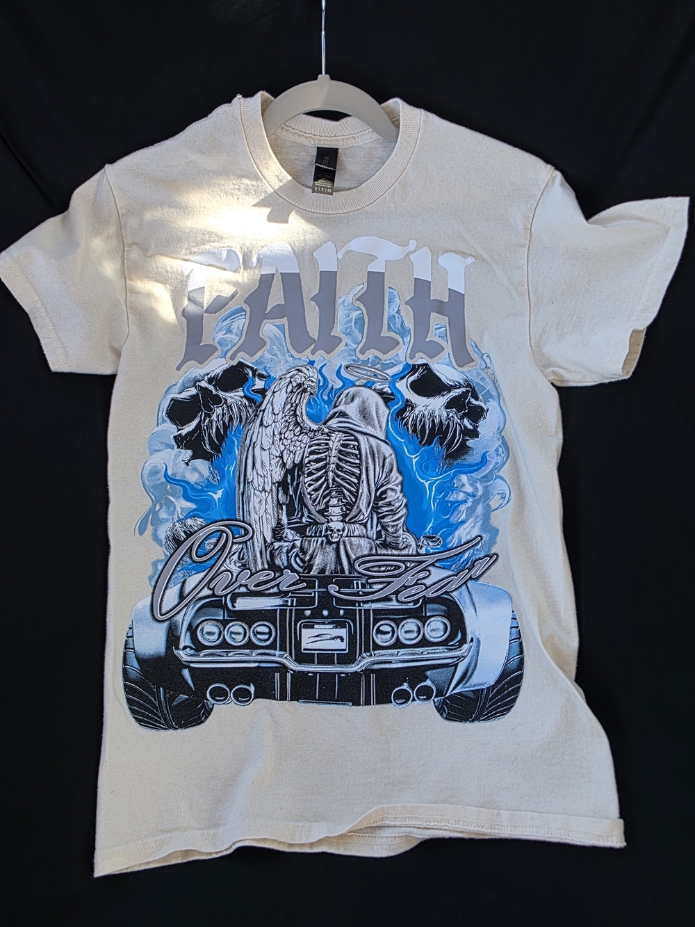 Gildan Cream Short Sleeve Tee - Unisex Crew Neck